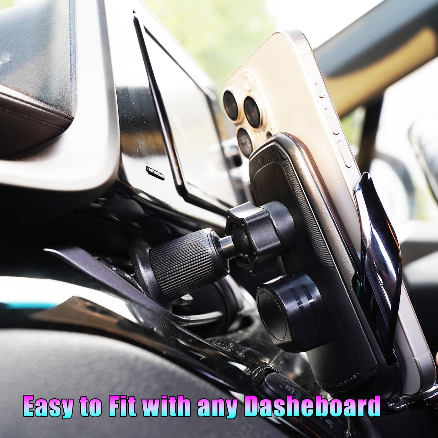15W Auto-Clamping Wireless Car Charger – Fast Charging Vent Mount Phone Holder